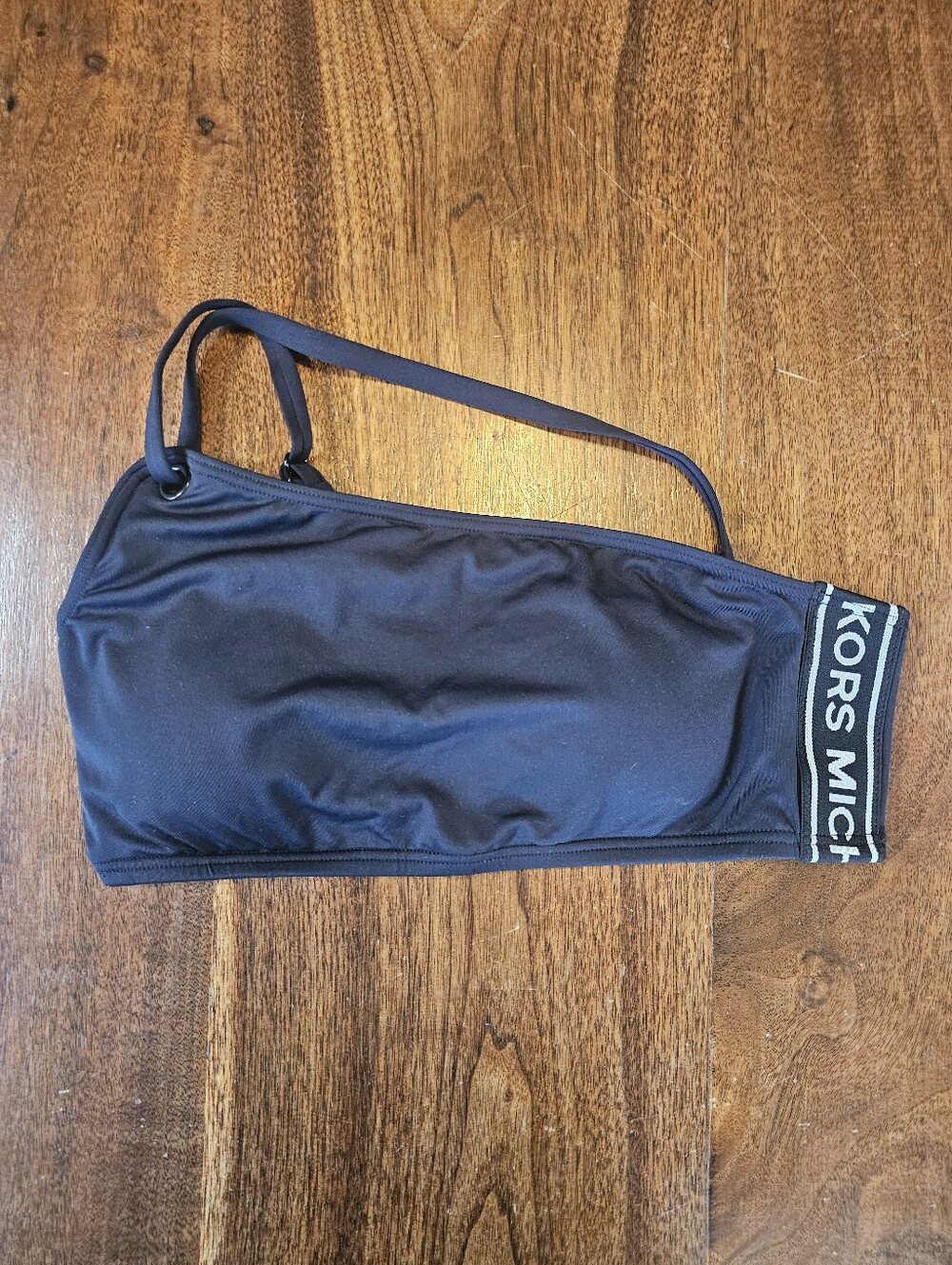 Michael Kors Women's Sports Bra In Black And White Size Small